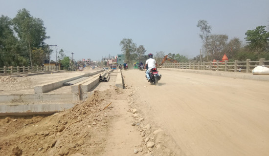 पुल निर्माणपछि हट्यो सास्ती