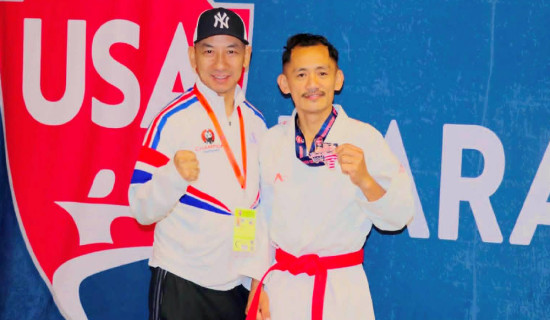 युएस ओपन करातेमा सन्तोषलाई कांस्य