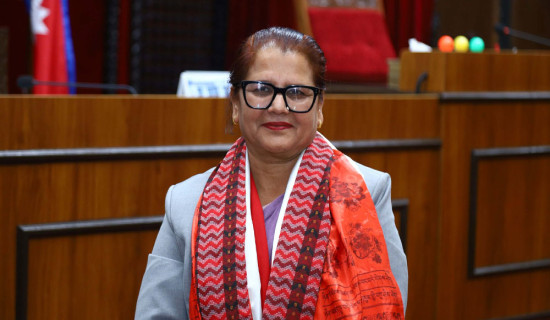 राष्ट्रिय सभा उपाध्यक्षमा भण्डारी निर्विरोध निर्वाचित