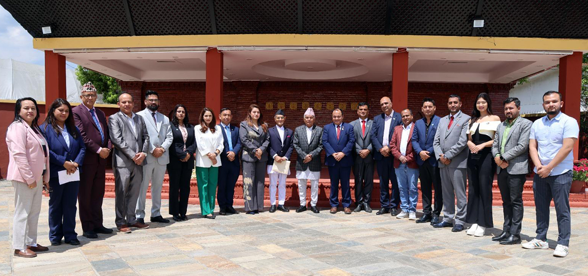 मातृभूमिमा लगानीका लागि अभिप्रेरित गर्न गैरआवासीय नेपालीलाई राष्ट्रपतिको आह्वान