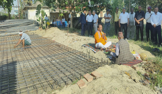 परासीमा पानी प्रशोधन युनिट जडान कार्य सुरु