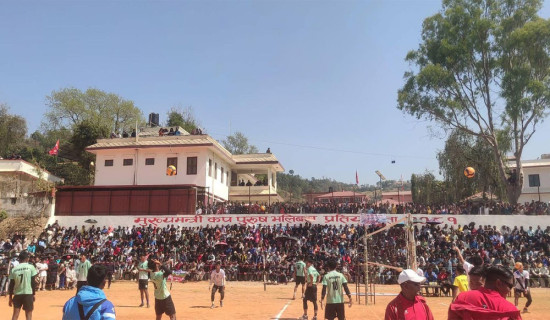 मुख्यमन्त्री कप प्रदेशस्तरीय भलिबलको तयारी पूरा