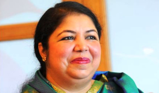 ढाकामा पूर्वसभामुख शिरिन शर्मिन चौधरी पक्राउ