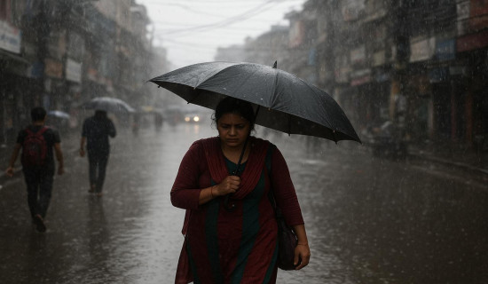 बुधबार चार प्रदेशका केही स्थानमा भारी वर्षा र हिमपातको सम्भावना
