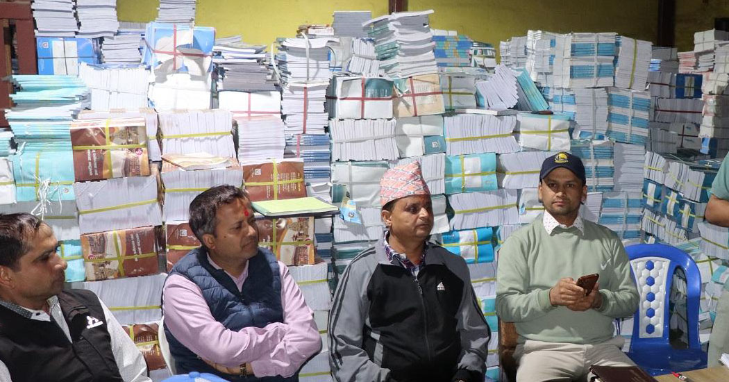 म्याग्दीमा शैक्षिक सत्र अगावै पाठ्यपुस्तक पुग्यो