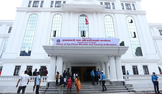 संविधान संशोधन कार्यदलको बैठक सिंहदरबारमा बस्दै
