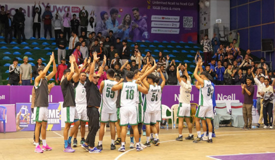 बास्केटबल लिग : गोल्डेनटलाई हराउँदै आर्मी फाइनलमा