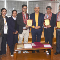 नेपाल आदिवासी जनजाति महासङ्घको ११ औँ महाधिवेशन (फाेटाे फिचर)