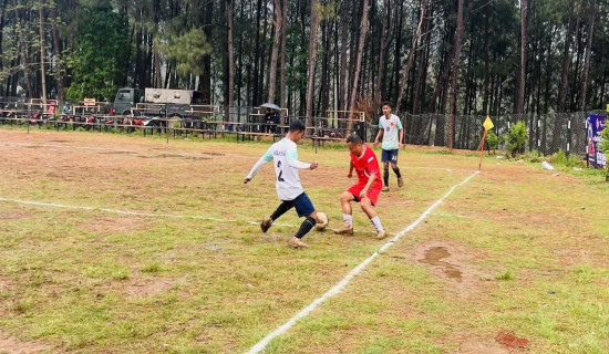 आर्मीको पोस्टमा प्रहरीको आधा दर्जन गोल