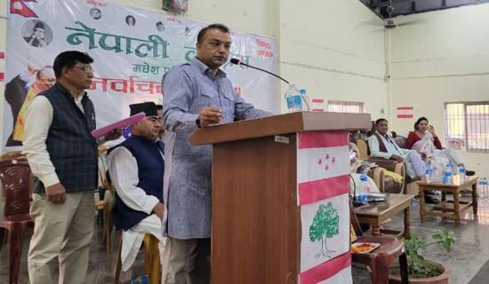 थोरै तर इमान्दार कार्यकर्तासहित कांग्रेस अघि बढ्छ : सभापति थापा