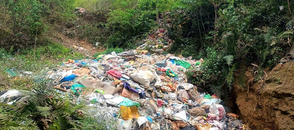 डम्पिङ साइट अभावमा फलेवास दुर्गन्धित