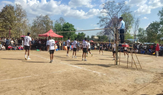 मुख्यमन्त्री कप भलिबल : क्वाटरफाइनलका खेल आजदेखि हुँदै