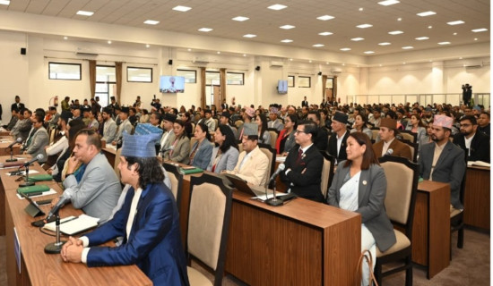 प्रतिनिधिसभाको बैठक: राष्ट्रपतिलाई धन्यवाद र उपसभामुखको निर्वाचन हुँदै