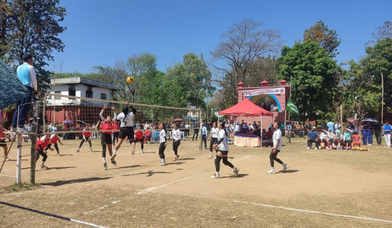 मुख्यमन्त्री कप भलिबल : सेमिफाइनल खेल हुँदै