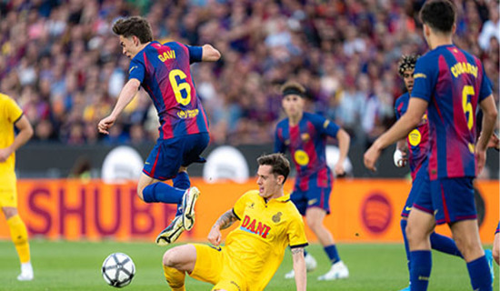 शीर्ष टोली बार्सिलोनाको सानदार जित