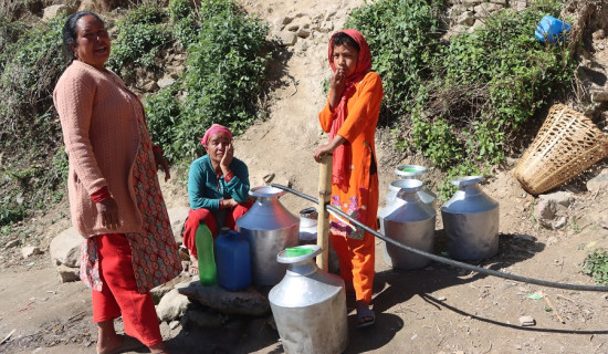 शारदामा खानेपानी संकट, १५० घरधुरी प्रभावित