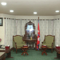 उपप्रधानमन्त्री सिंह र चिनियाँ राजदूत सङबिच भेट