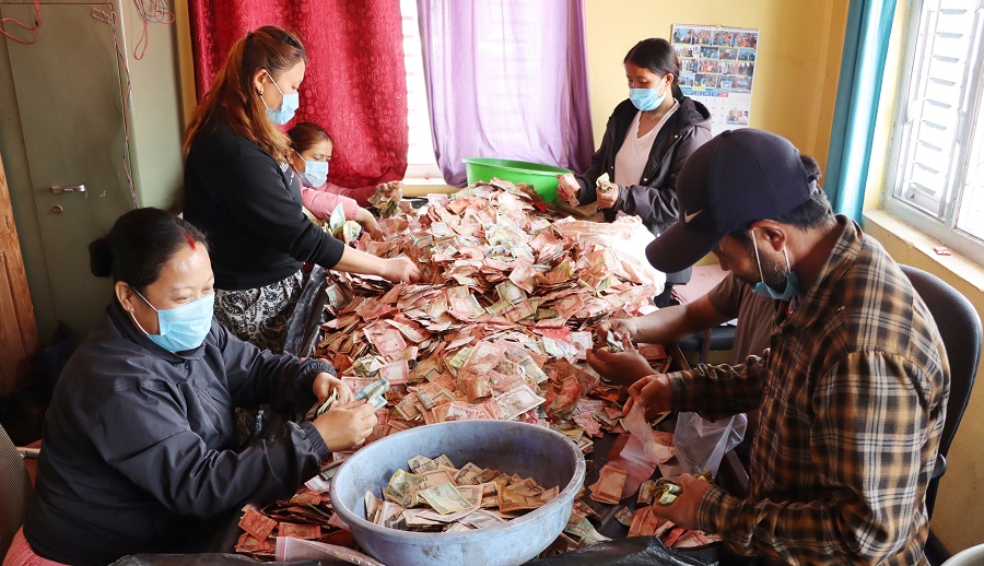 पाथीभरामा दुई करोड ९६ लाख भेटी सङ्कलन