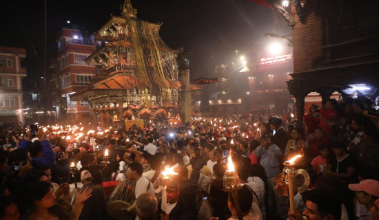 भक्तपुर थिमिः बिस्केट जात्राको रौनक