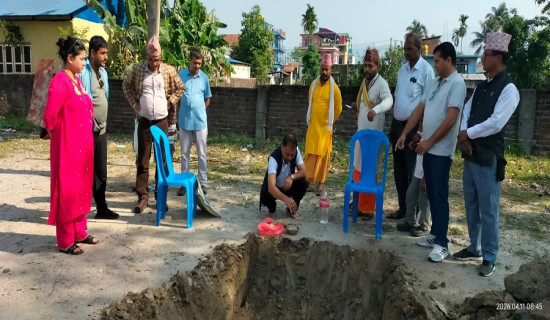 राष्ट्रपति शैक्षिक सुधारअन्तर्गत विद्यालय भवन शिलान्यास