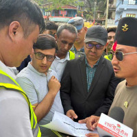 गृहमन्त्री गुरुङद्वारा नारायणगढ–बुटवल सडक खण्ड अनुगमन