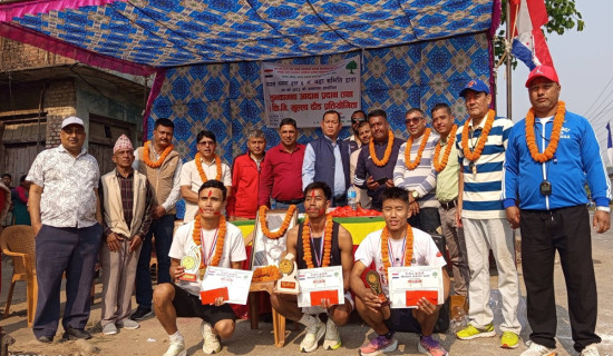 नव वर्ष खुला दौडमा गोले पहिलो