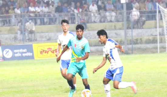 विराट गोल्ड कप फुटबल प्रतियोगिताः सम्राट स्पोर्टिङ विजयी