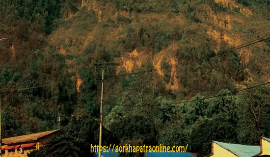 बुटवलमा सधैँ पहिरोको त्रास