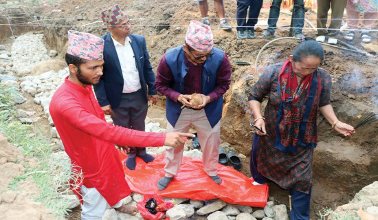 सैनामैना चक्रपथको निर्माण सुरु