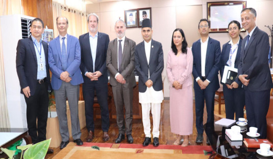 सञ्चारमन्त्री तिमिल्सिनासँग एडिबी नेपालका निर्देशक कोस्वाको शिष्टाचार भेटवार्ता