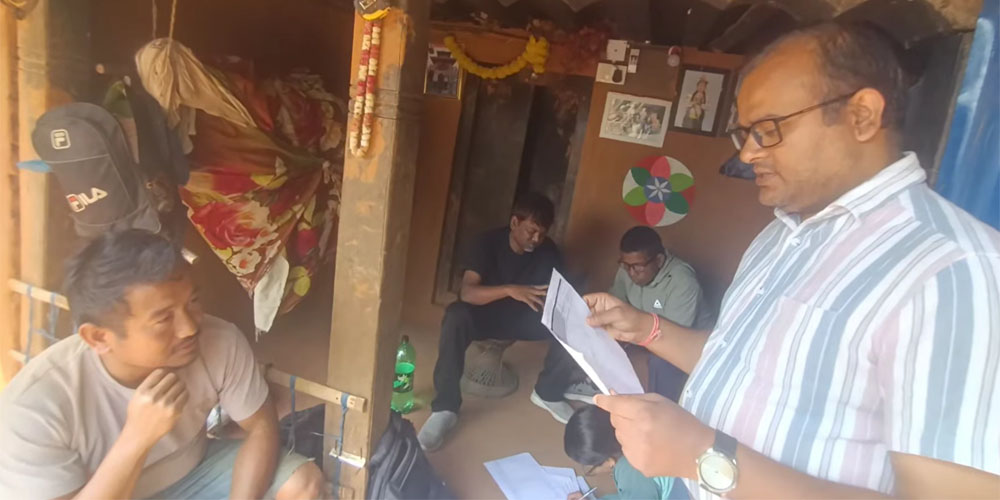 मानेभञ्ज्याङमा घरदैलोमै कालाजार परीक्षण