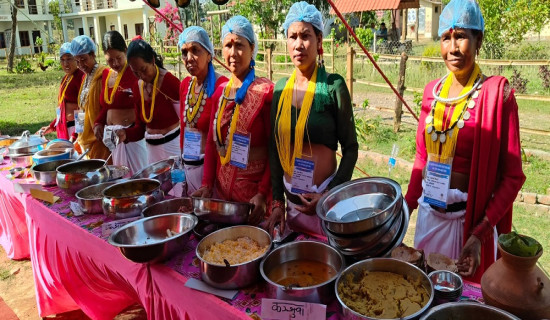 आजदेखि दाङको चखौरामा तीनदिने  रैथाने खाना महोत्सव हुँदै