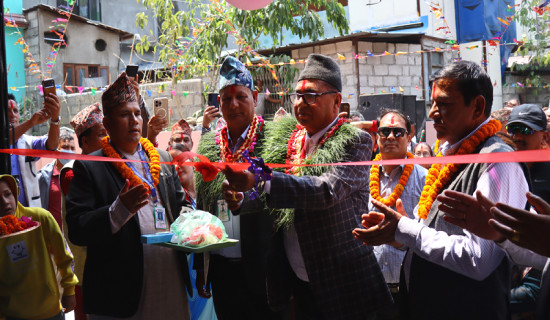 गलकोट नगरपालिका ३ को वडा कार्यालय भवन उद्घाटन