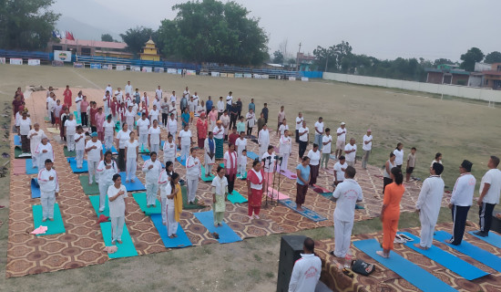 बर्दघाट नगरपालिकालाई योगनगर बनाउने अभियान