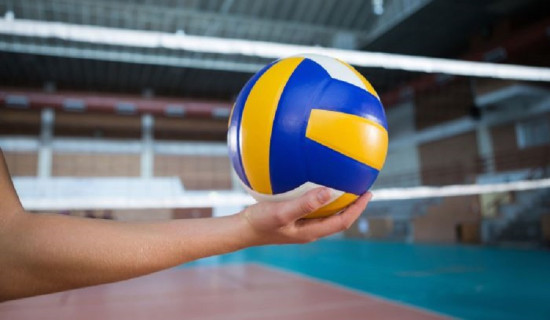 मदानेमा ‘चौथो अध्यक्ष कप’ भलिबल प्रतियोगता हुँदै