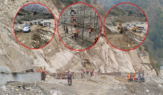 क्षतिग्रस्त विपी राजमार्ग : जोखिमपूर्ण यात्रा र पुनर्निर्माण चुनौती