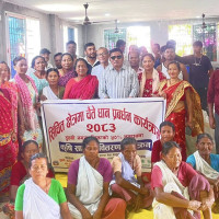 विपस्ना केन्द्र परिसरमा वृक्षरोपण