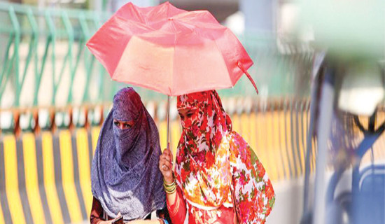 अझै तीन दिन ‘लु’ को जोखिम, पाँच दिनसम्म गर्मी बढ्ने