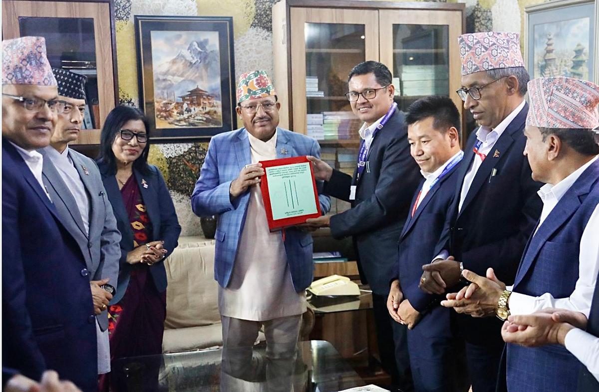 निर्वाचनसम्बन्धी प्रतिवेदन आयोगसमक्ष प्रस्तुत