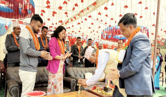 मदानेमा ‘चौथो अध्यक्ष कप’ भलिबल प्रतियोगता सुरु