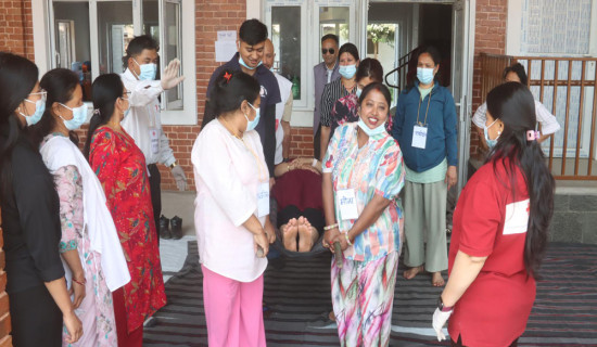 प्राथमिक उपचार तालिम : विपद् व्यवस्थापनमा सहयोग