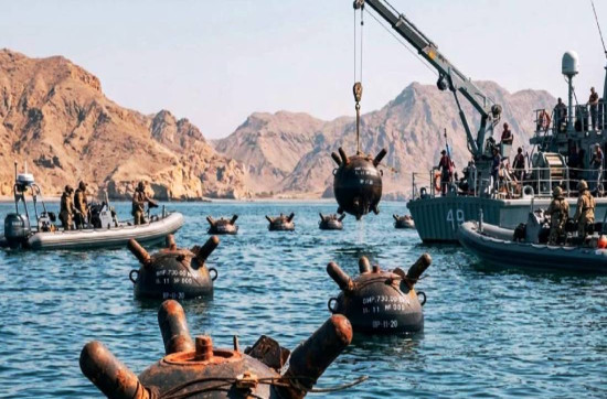 होर्मुजमा बारुदी सुरुङ सफाइमा छ महिना लाग्ने चेतावनी