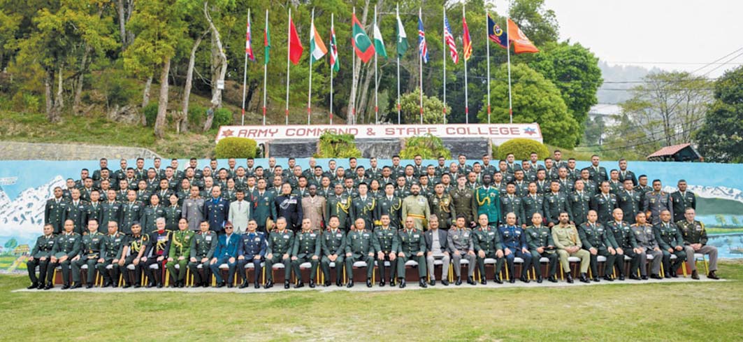 ‘सैन्य कलेज’ मा विदेशी सैनिकको आकर्षण