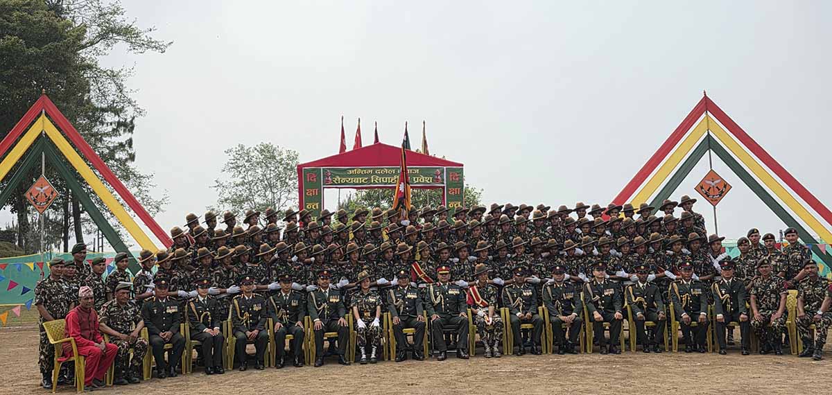 रणभीम गणबाट ९४ जना सैन्य दीक्षित, ढकेन्द्रराज सर्वोत्कृष्ट