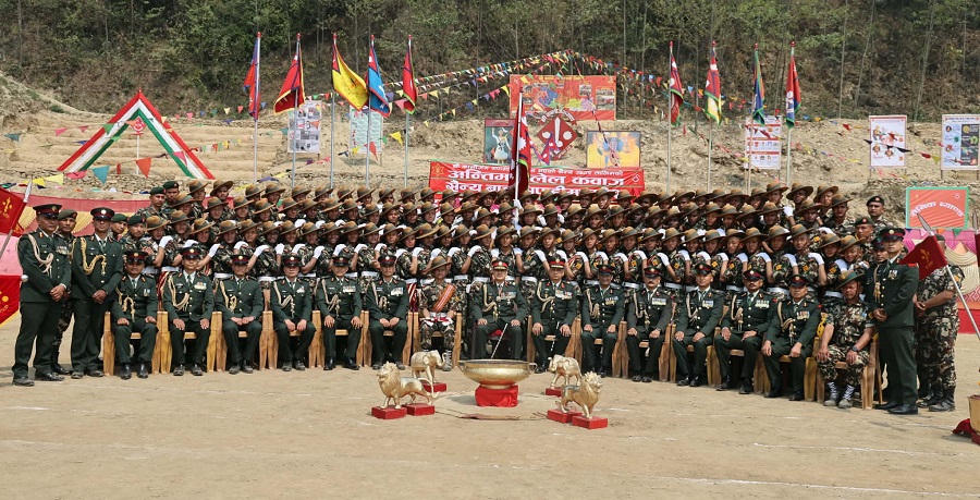 कालीजंग गणबाट ९७ जना सैनिक दीक्षित