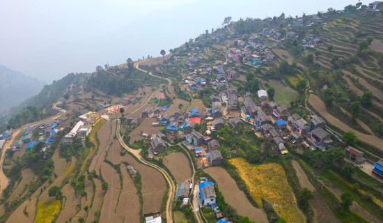 म्याग्दीको कुहुँ गाउँ