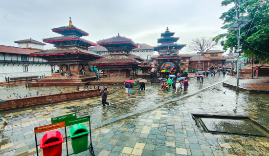 काठमाडौँसहित विभिन्न जिल्लामा भारी वर्षा