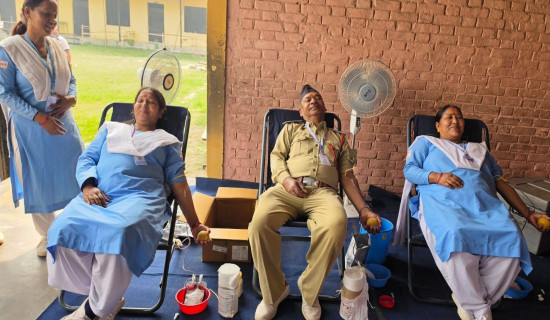 कैलालीमा एकै दिन २५३ पिन्ट रगत सङ्कलन