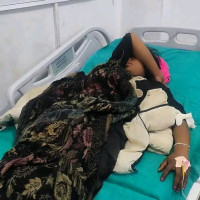 बडिगाडमा चट्याङ लाग्दा एक युवती गम्भीर