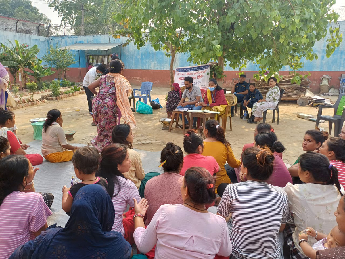 बर्दिया कारागारका कैदी र थुनुवाको क्षयरोग परिक्षण